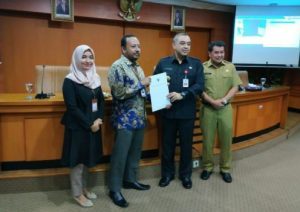 Ombudsman Perwakilan Banten Gelar Pertemuan Dengan Bupati Tangerang Dalam Rangka Penyampaian Hasil Survey Kepatuhan 2019