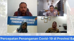 Ombudsman Banten gelar dialog Percepatan Penanganan Covid – 19 di Provinsi Banten
