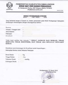 Cara Membuat Contoh Surat Keterangan Sehat yang Mudah Dibuat