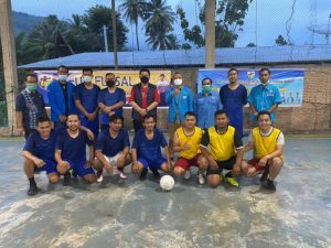 Fun Futsal KNPI Samosir, Bupati Vandiko Gultom Kalahkan Saktiawan Sinaga