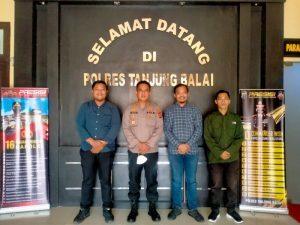 Badko HMI Sumut Silaturahmi dengan Kapolres Tanjung Balai