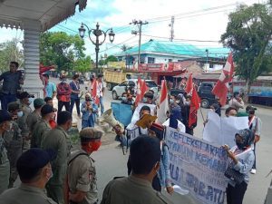 Tagih Janji Bupati, GMNI Labuhanbatu Gelar Aksi