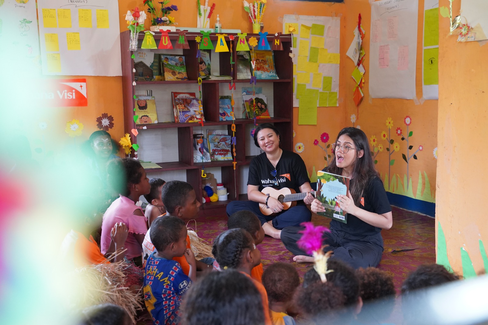 WVI Membangun Masa Depan Melalui Kampanye Baca Tanpa Batas di Papua
