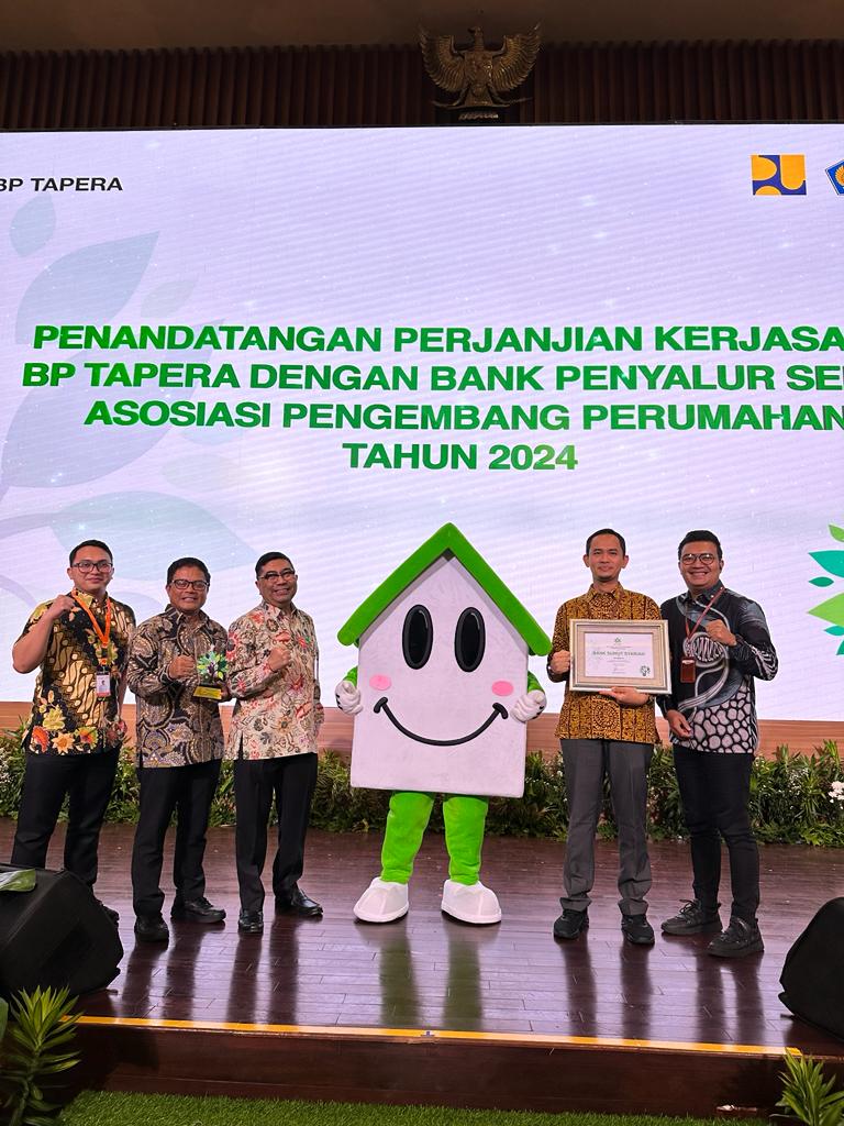 Raih Penghargaan BP Tapera, Bank Sumut Siap Tingkatkan Penyaluran Pembiayaan Perumahan untuk Masyarakat