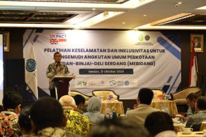 Dishub Sumut bersama UK PACT dan MTI Sumut Gelar Pelatihan Keselamatan Berlalulintas