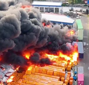 Pabrik Minyak Goreng di Medan Terbakar, Api Berkobar Hampir 24 Jam