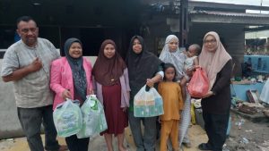 FJPI Sumut Salurkan Bantuan untuk Korban Banjir di Martubung